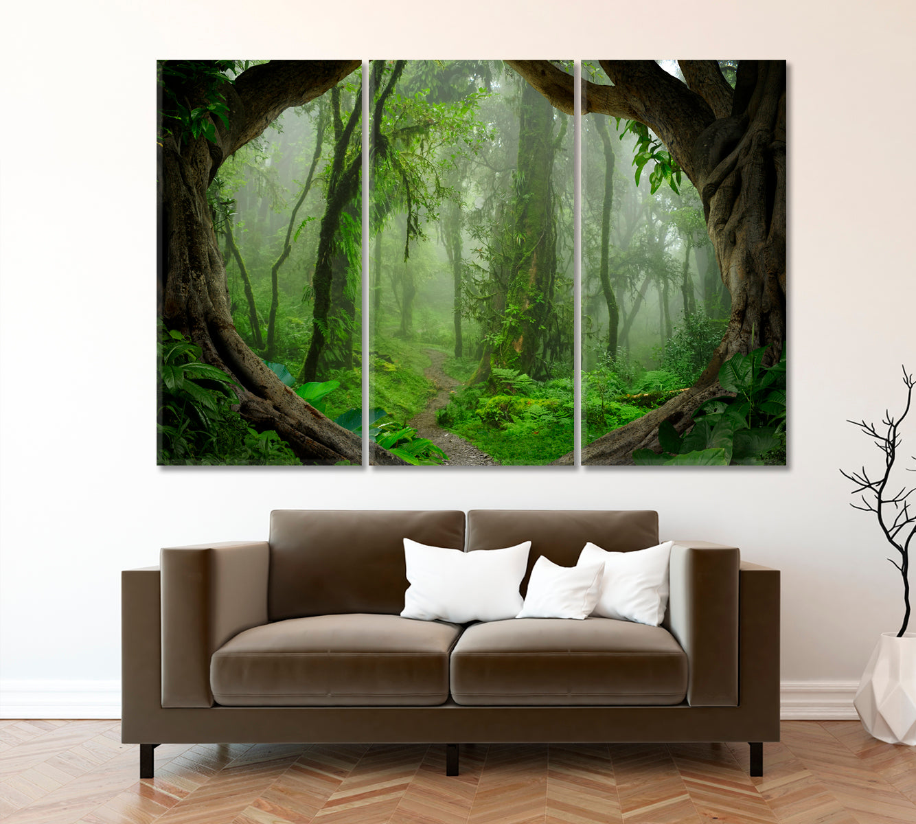 Jungle Trees Rainforest Tropical, Exotic Art Print Artesty   