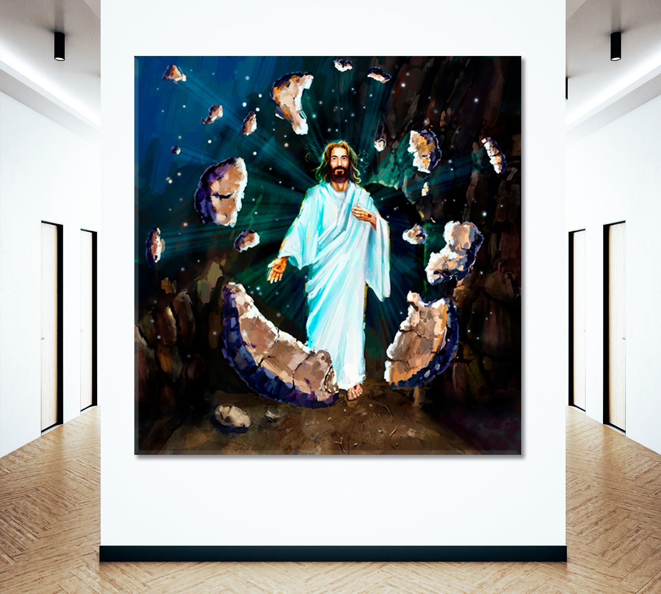 The Resurrection of Jesus Religious Modern Art Artesty   