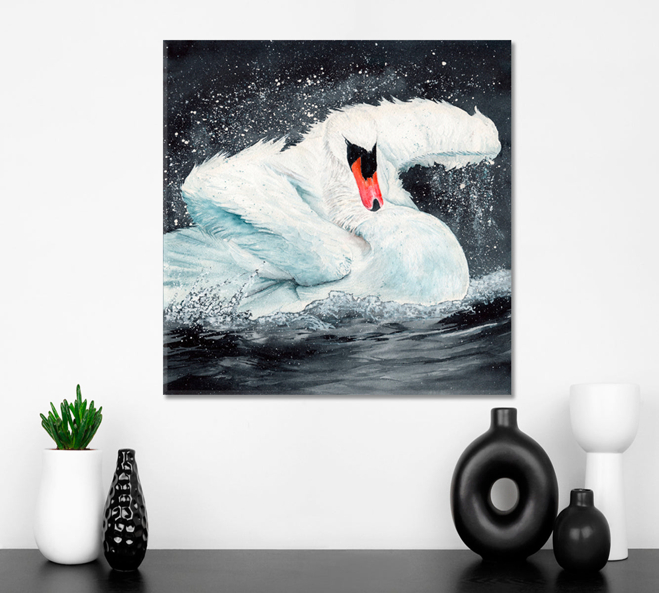 THE SWAN Symbols of Love Loyalty Soul Fine Art Artesty   