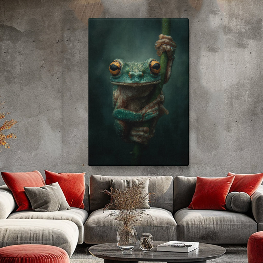 Tree Frog in Rainforest Canvas Prints Artesty 1 Panel 16"x24"