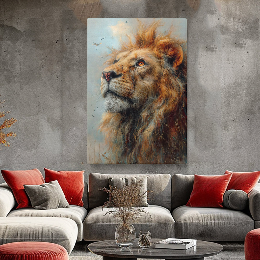 Majestic Lion Canvas Prints Artesty