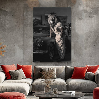 Lion Mechanic Canvas Prints Artesty