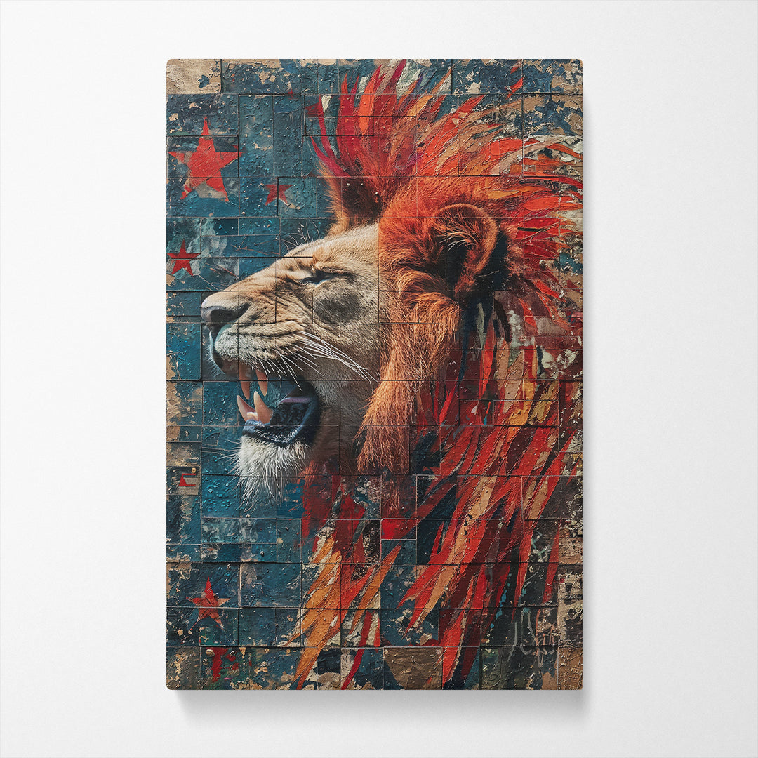 Roaring Lion Canvas Prints Artesty