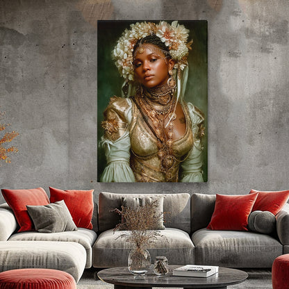 African Women Royalty Portrait Canvas Prints Artesty