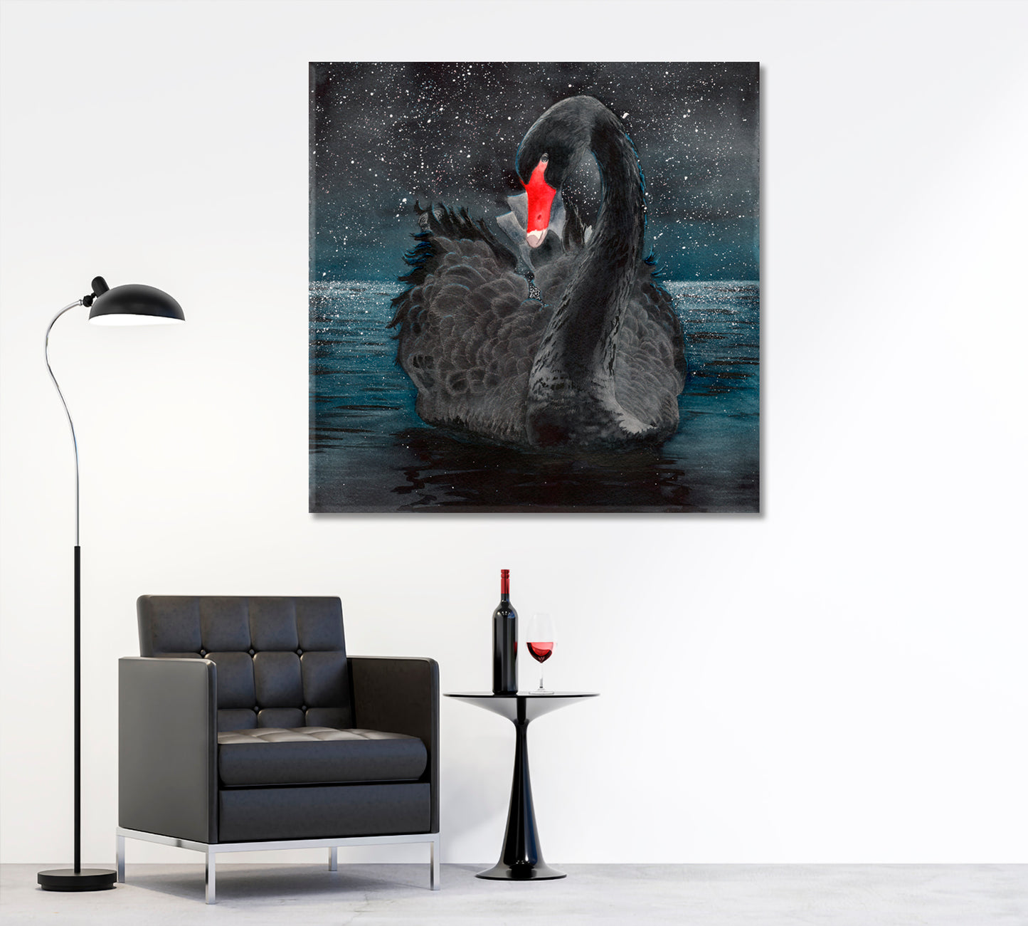 Black Swan Fine Art Artesty 1 Panel 12"x12" 