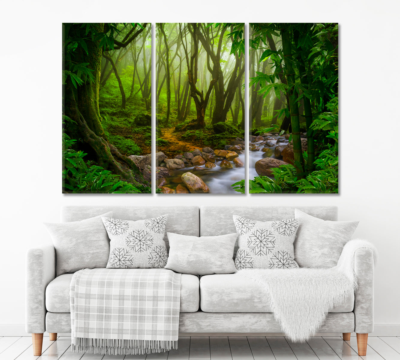 GREEN HOME Deep Tropical Jungles Rainforest Poster Tropical, Exotic Art Print Artesty   