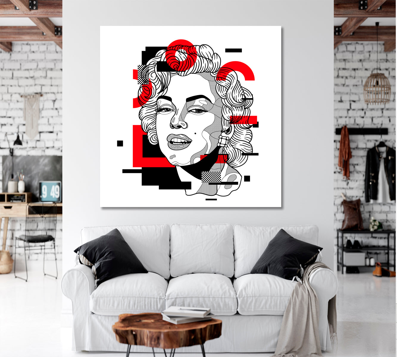 Marilyn Monroe Pop Art Celebs Canvas Print Artesty   