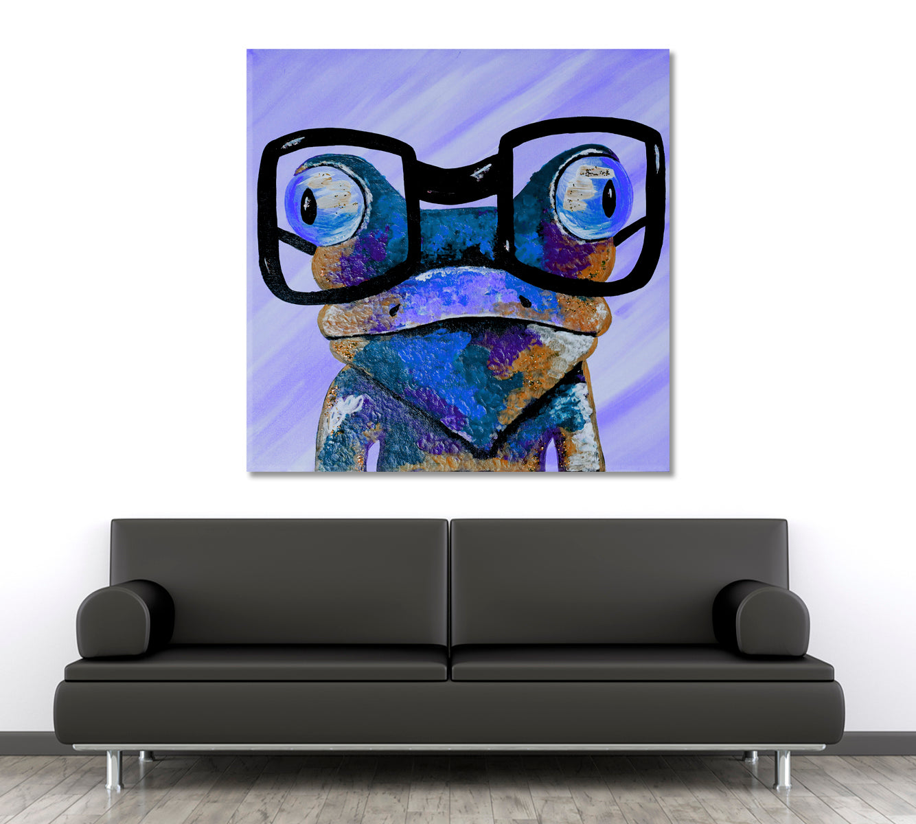 Smart Frog Animals Canvas Print Artesty   