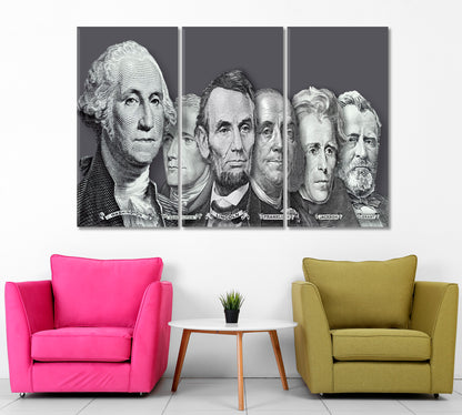 Presidents and Founding Fathers of the United States Business Concept Wall Art Artesty   