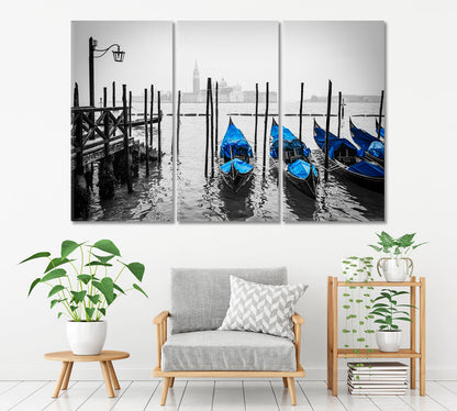 Venice Italy Typical Gondolas Cities Wall Art Artesty   