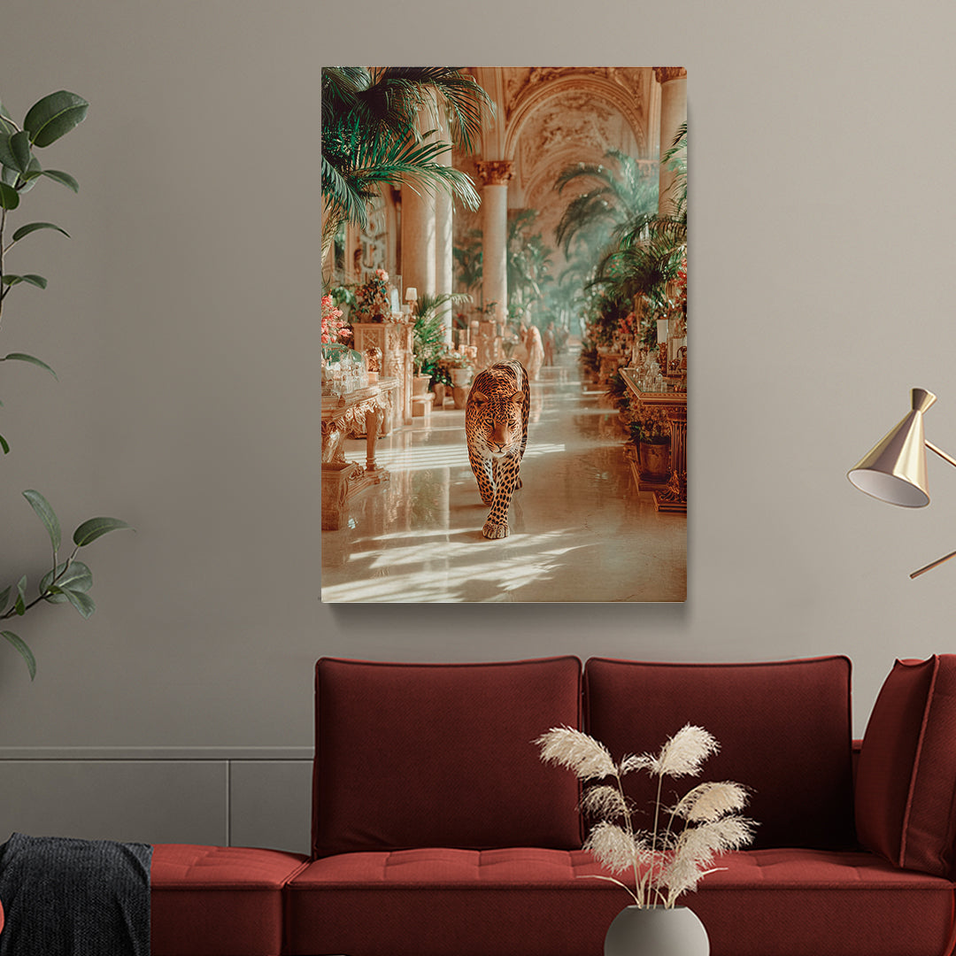 Leopard in Grand Palace Canvas Prints Artesty 1 Panel 16"x24"