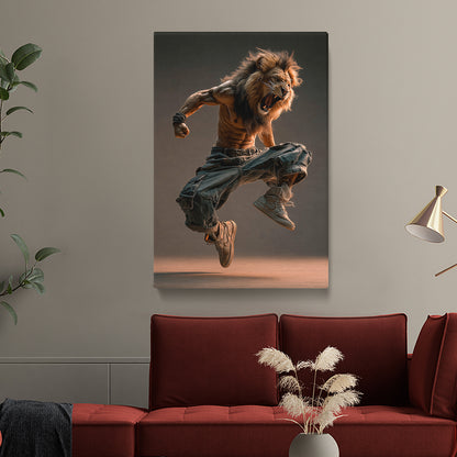 Roaring Lion Street Dancer Canvas Prints Artesty