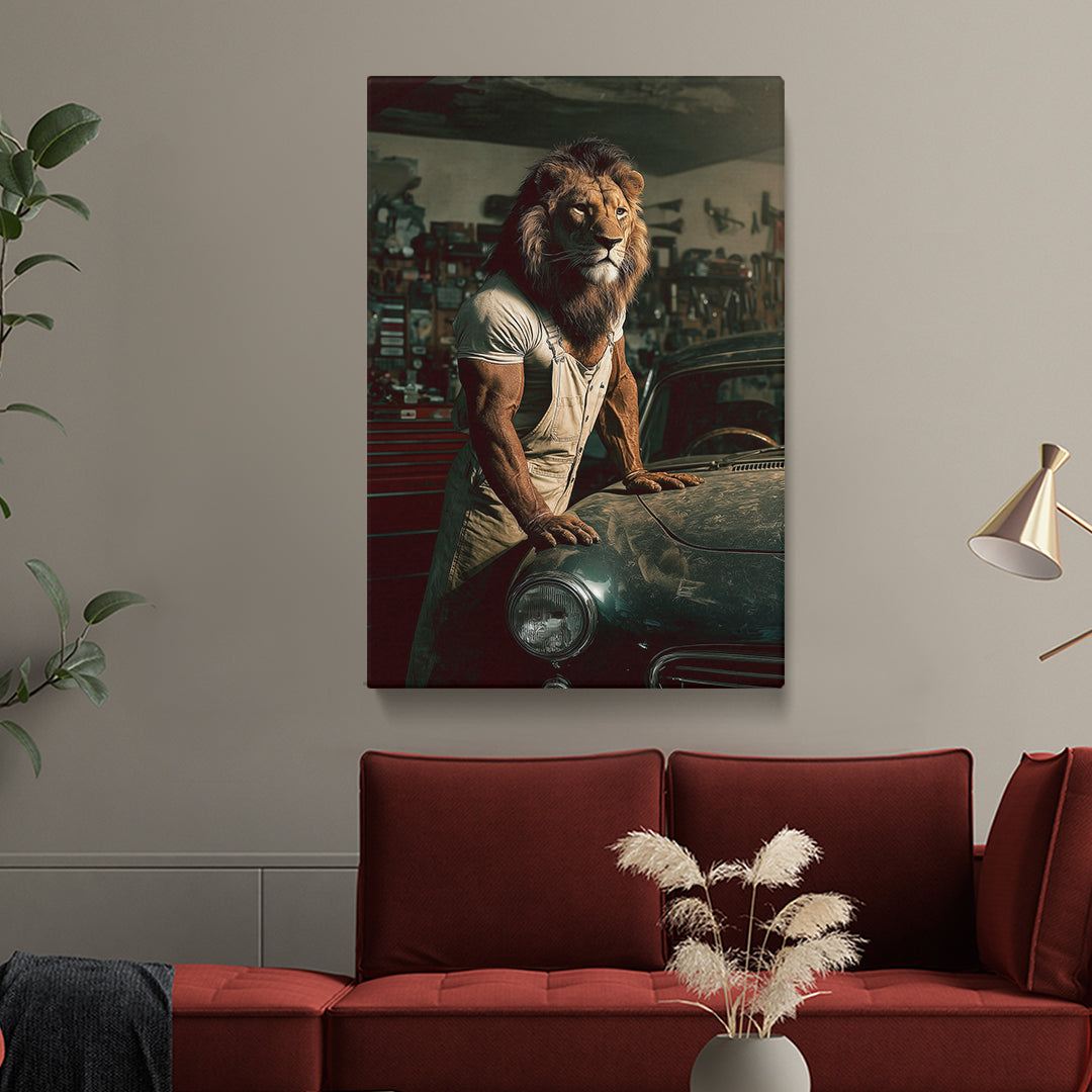 Lion Mechanic Canvas Prints Artesty