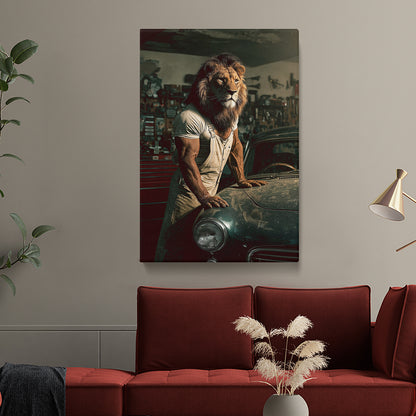 Lion Mechanic Canvas Prints Artesty