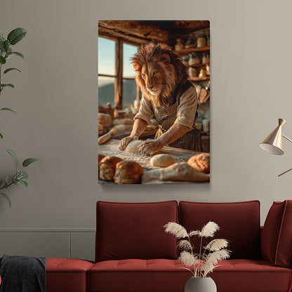 Lion Baker Canvas Prints Artesty