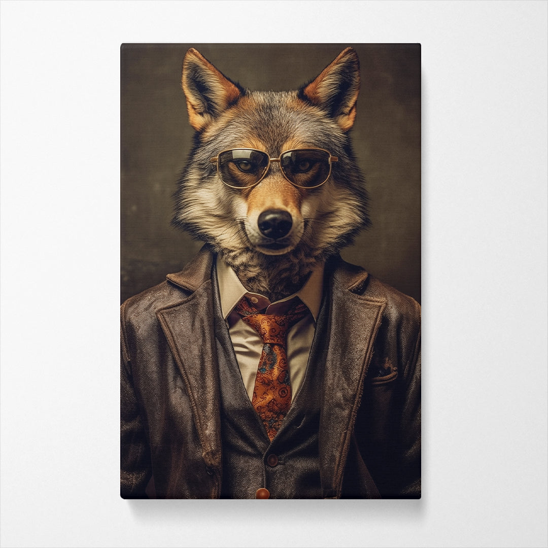 Wolf in Business Attire Art  Artesty   