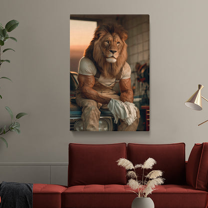 Lion Mechanic Canvas Prints Artesty