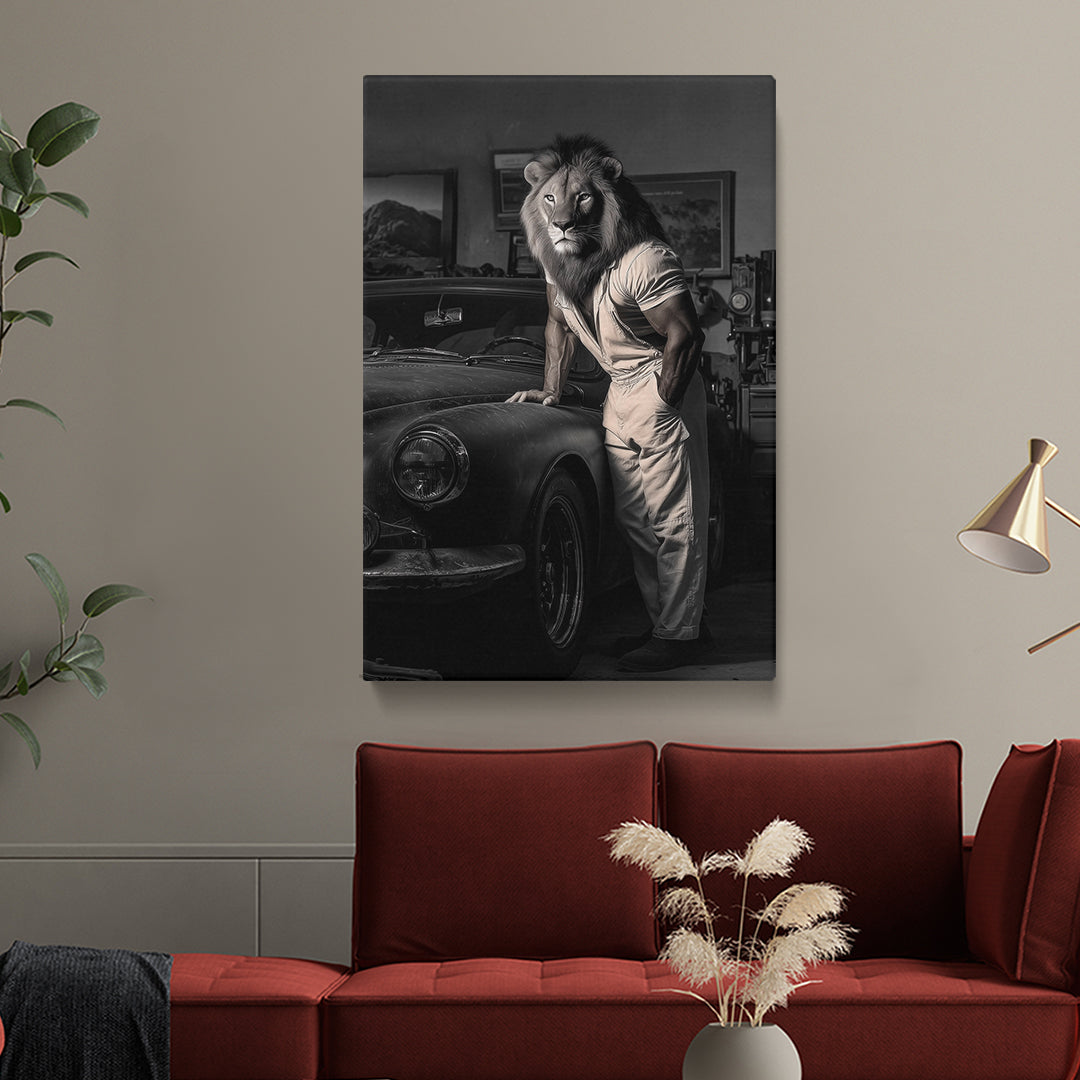 Lion Mechanic Canvas Prints Artesty