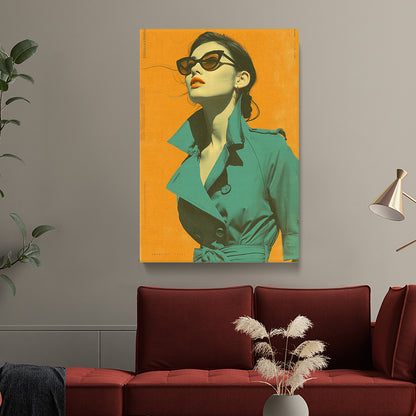 Pop Art Woman Portrait Canvas Prints Artesty