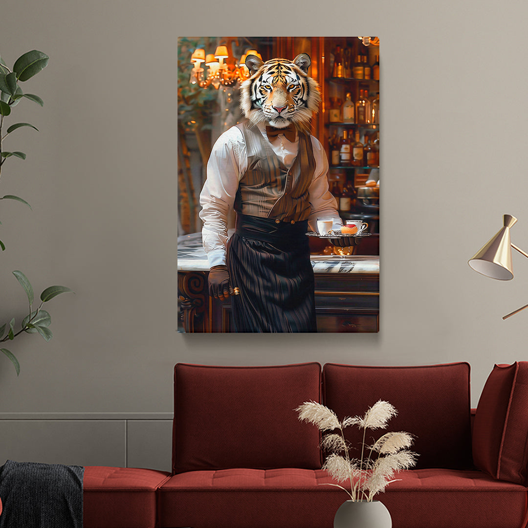 Tiger Waiter Canvas Prints Artesty