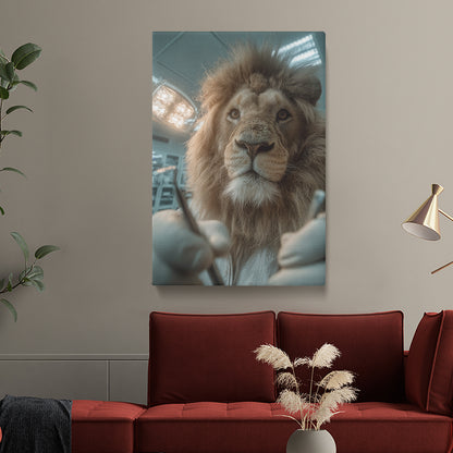 Dentist Lion Canvas Prints Artesty