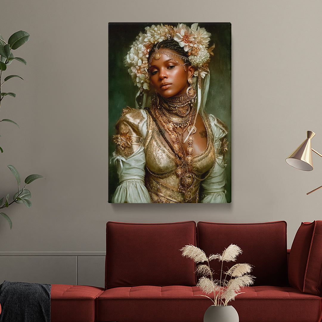African Women Royalty Portrait Canvas Prints Artesty