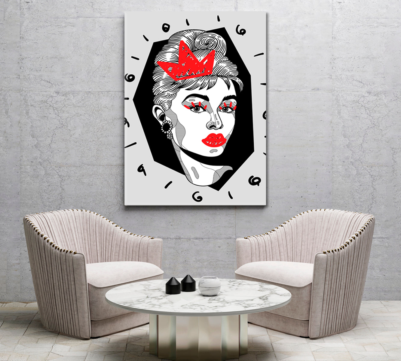 Audrey Hepburn Pop Art Celebs Canvas Print Artesty   