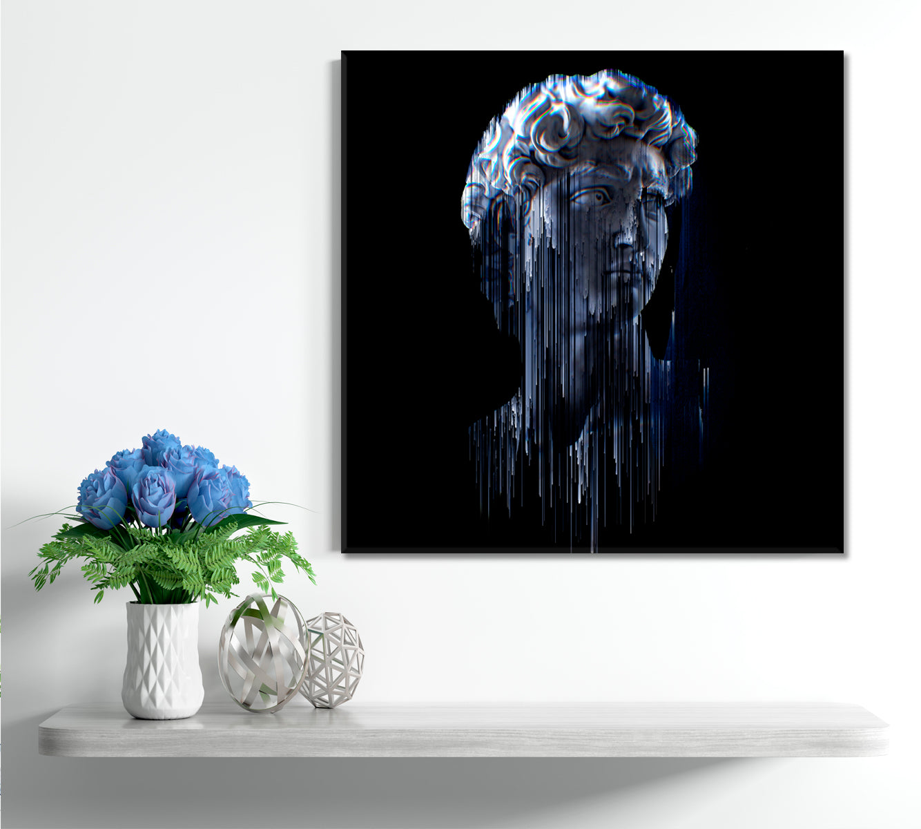 Head Bust Contemporary Style Contemporary Art Artesty   