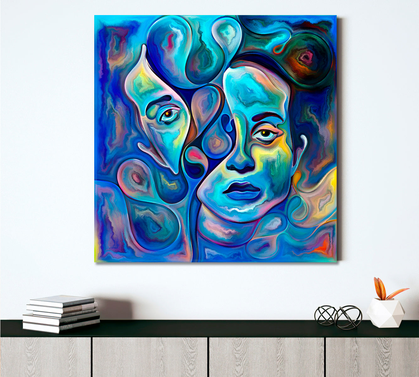 SELF EXPRESSION Human Consciousness Inner World Abstract Art Print Artesty   