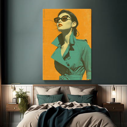 Pop Art Woman Portrait Canvas Prints Artesty
