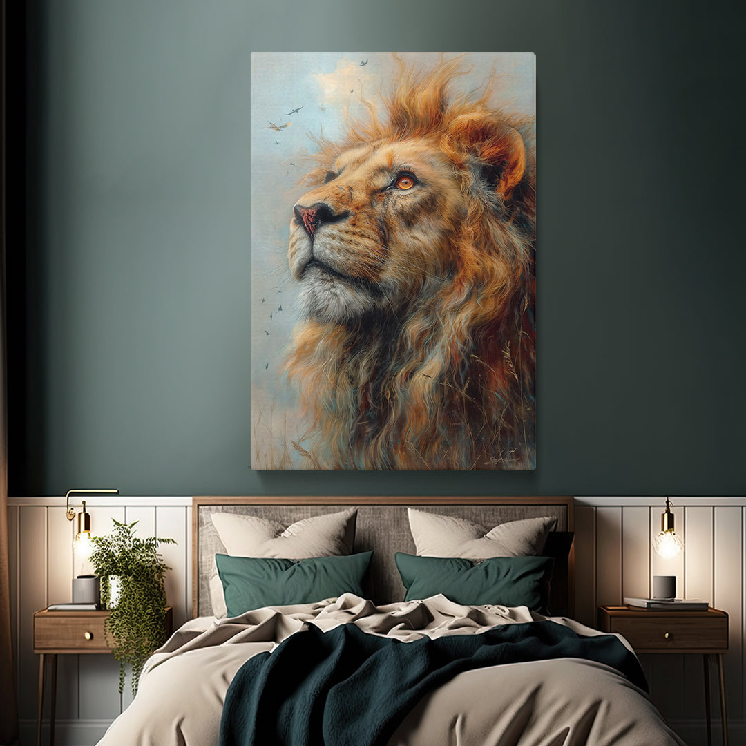 Majestic Lion Canvas Prints Artesty