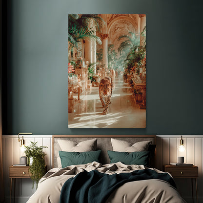 Leopard in Grand Palace Canvas Prints Artesty