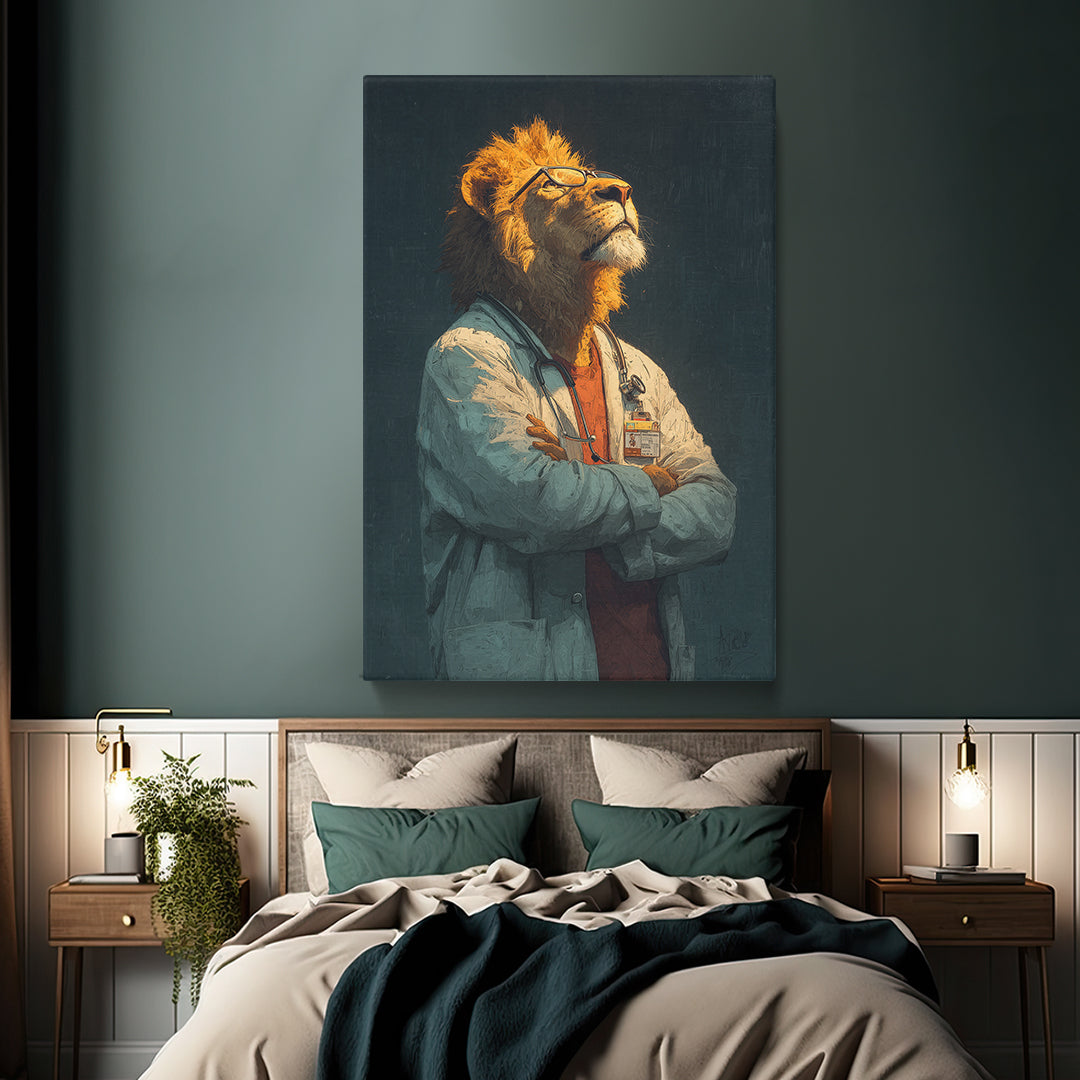 Lion Doctor Canvas Prints Artesty