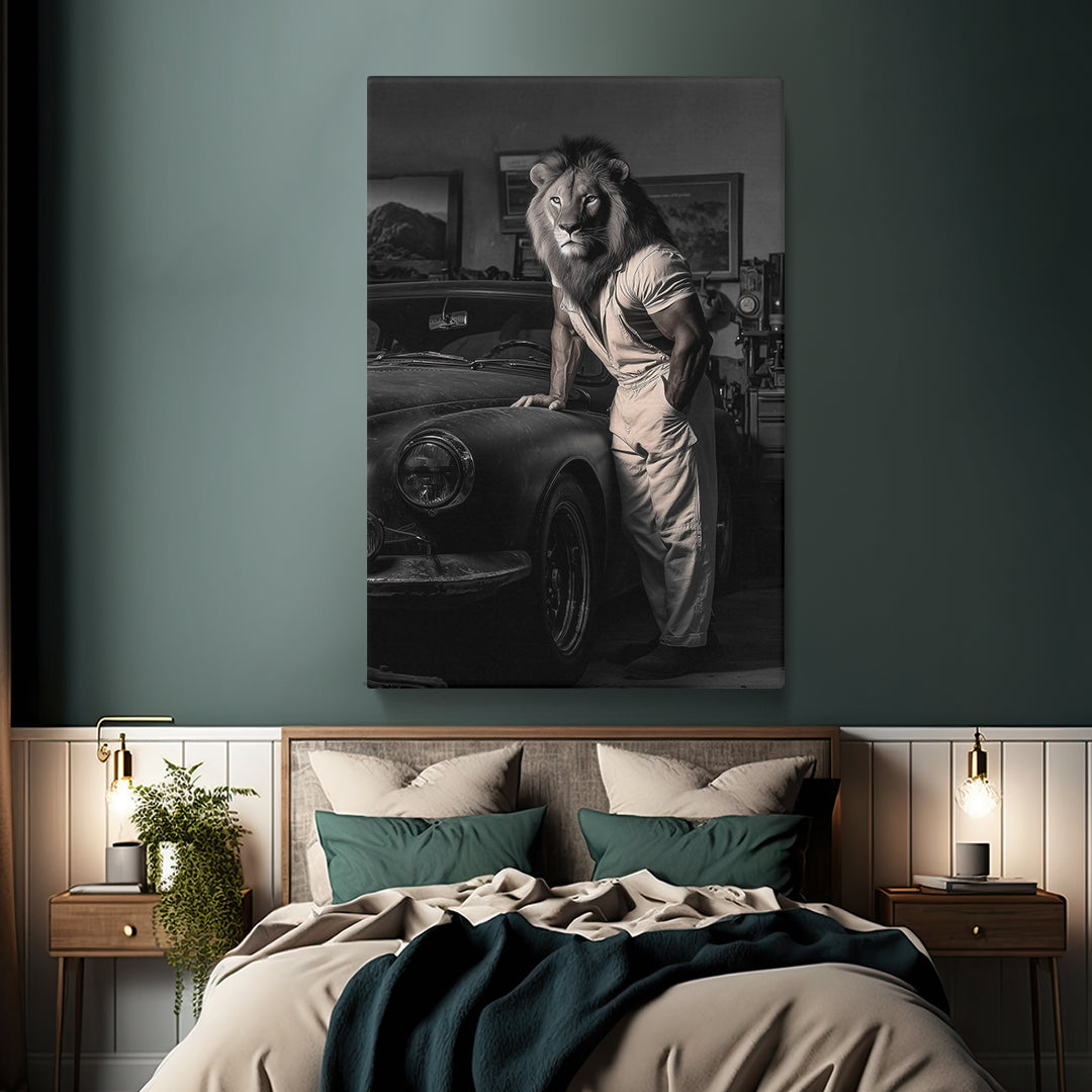 Lion Mechanic Canvas Prints Artesty
