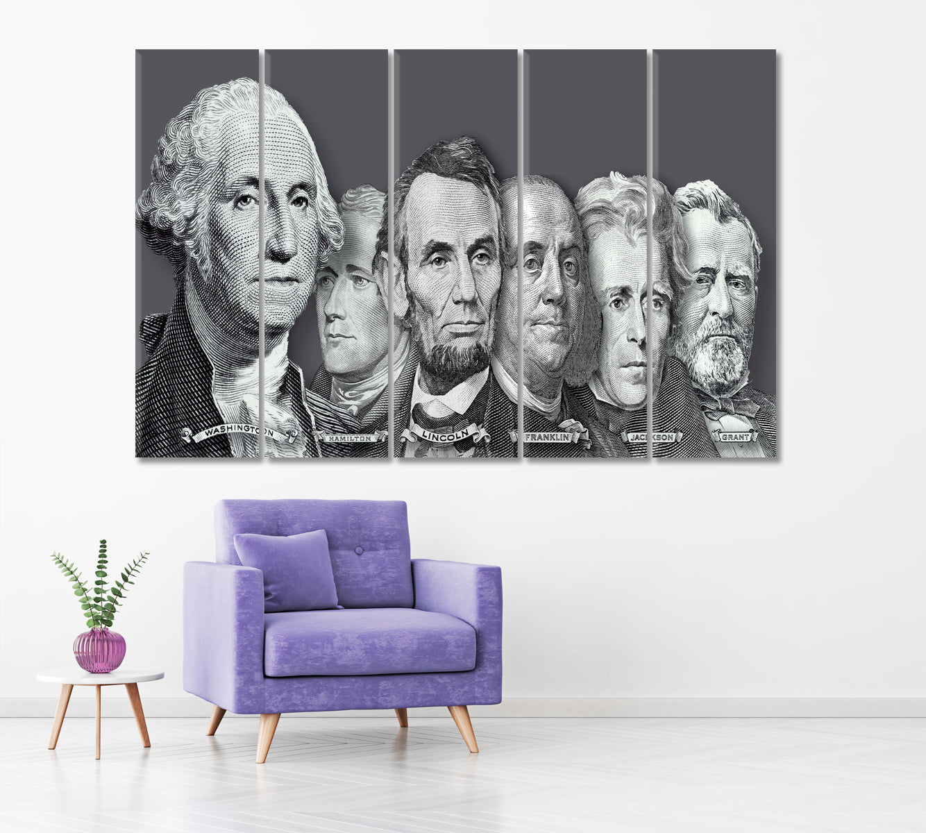 Presidents and Founding Fathers of the United States Business Concept Wall Art Artesty   