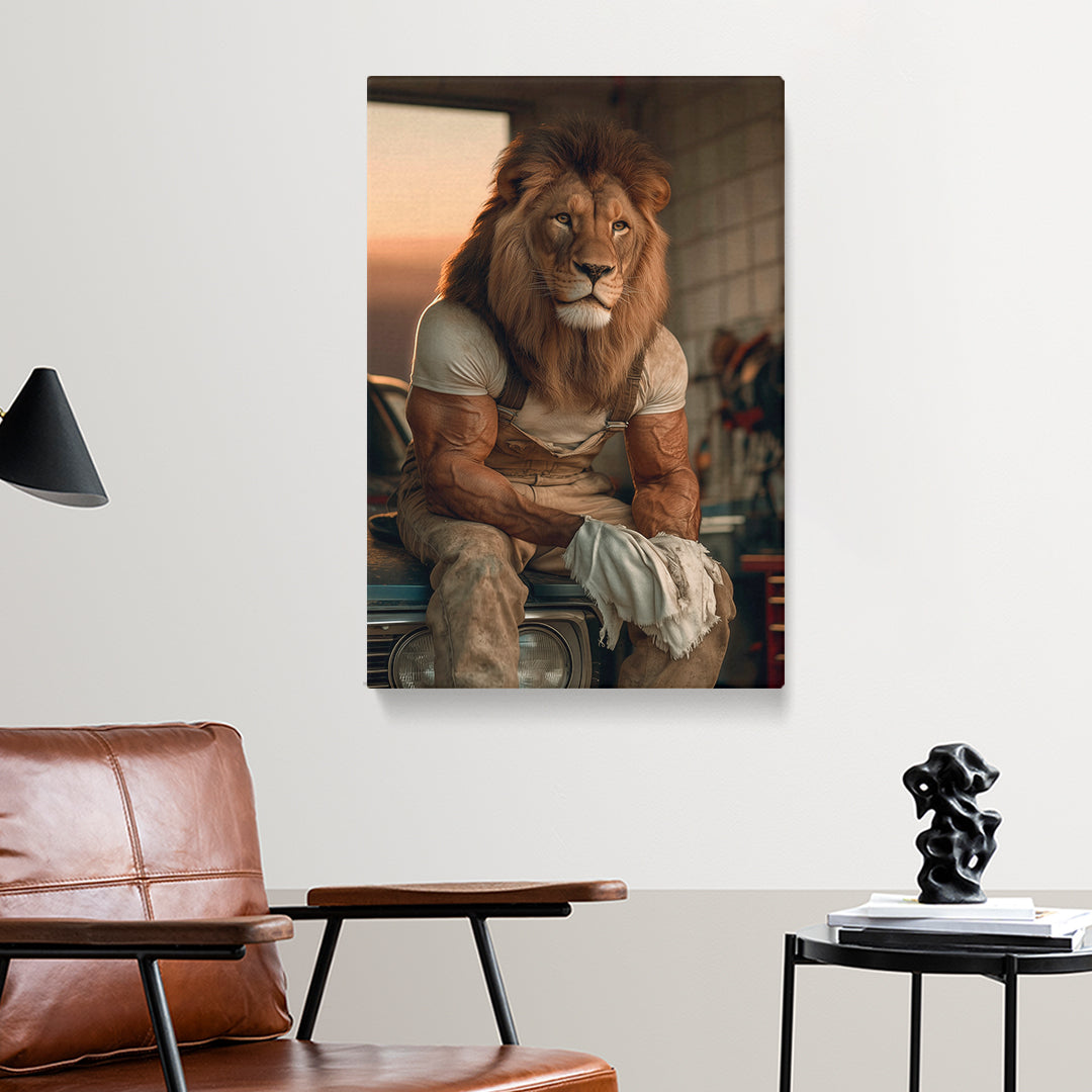 Lion Mechanic Canvas Prints Artesty