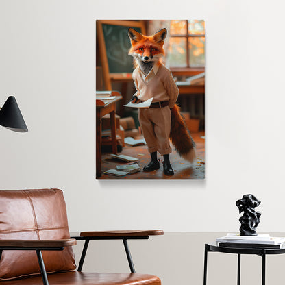 Teacher Fox Canvas Prints Artesty