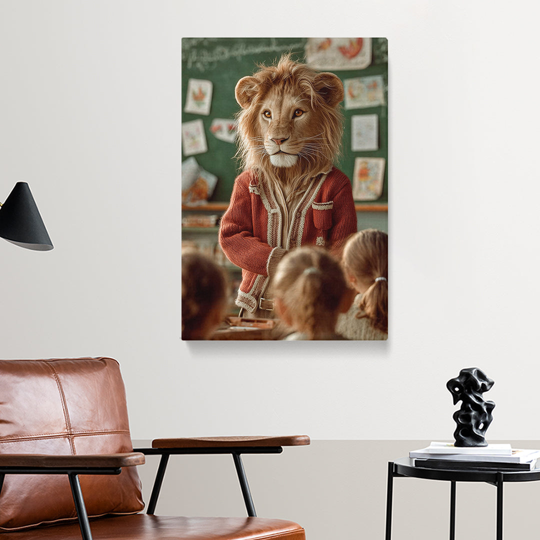 Lioness Teacher Canvas Prints Artesty
