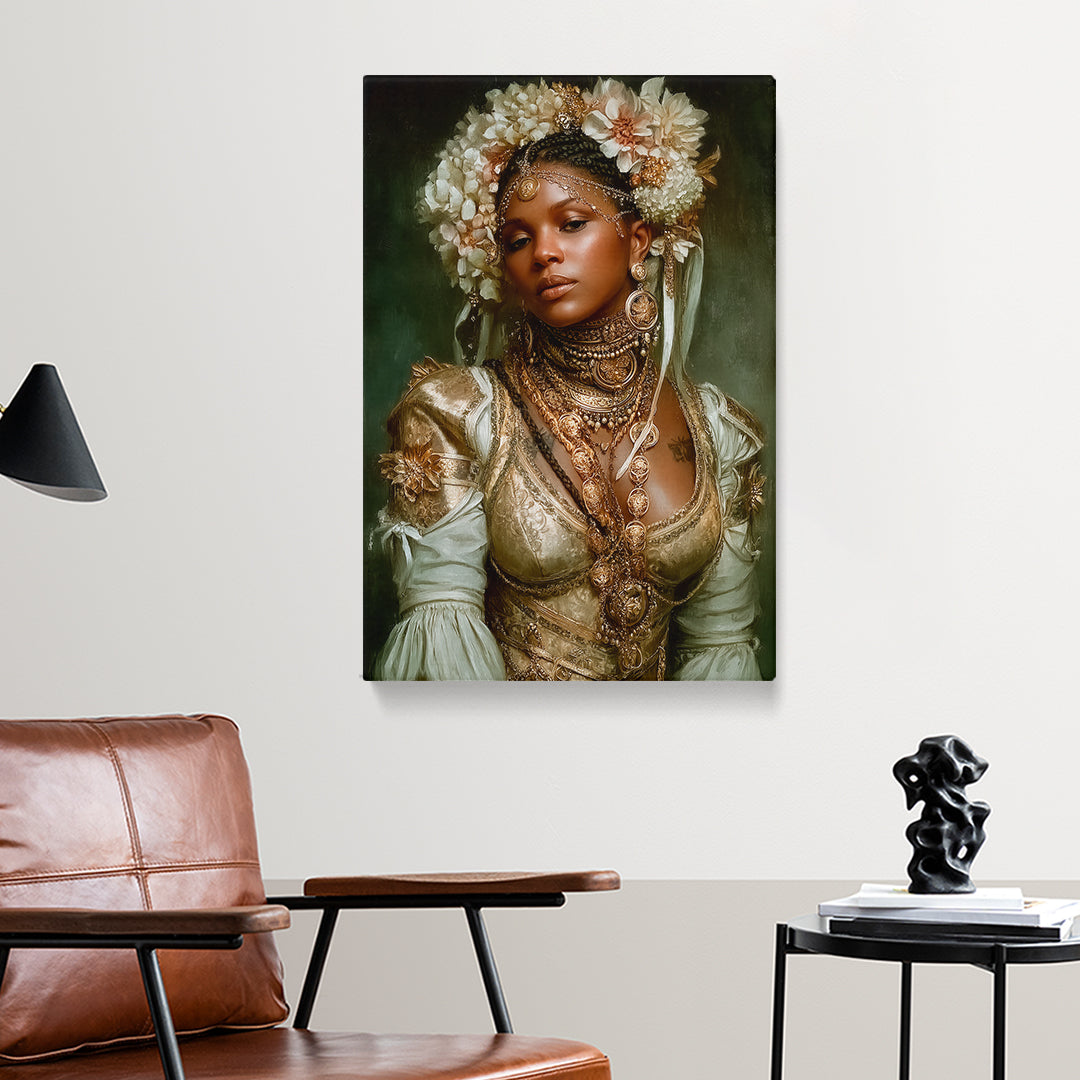 African Women Royalty Portrait Canvas Prints Artesty