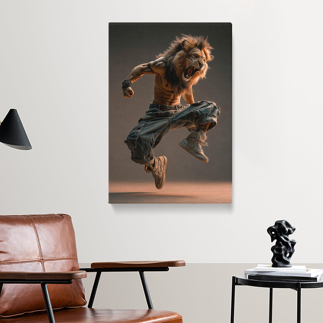 Roaring Lion Street Dancer Canvas Prints Artesty