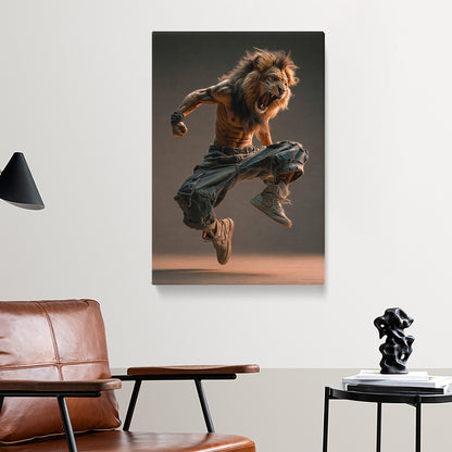Roaring Lion Street Dancer Canvas Prints Artesty