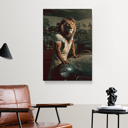 Lion Mechanic Canvas Prints Artesty