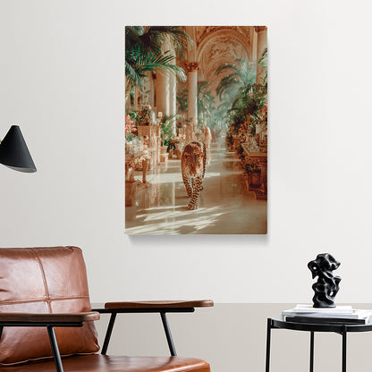 Leopard in Grand Palace Canvas Prints Artesty
