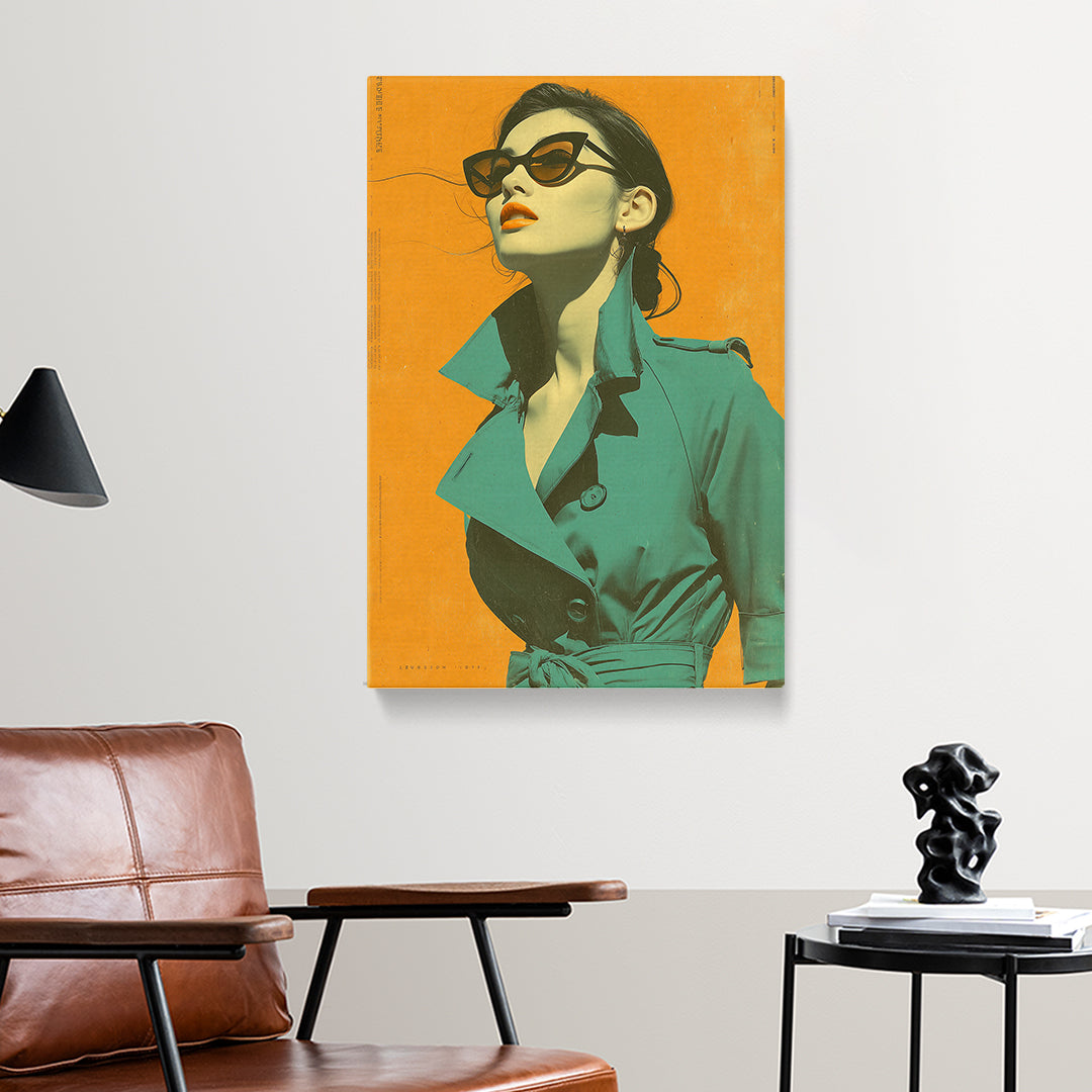 Pop Art Woman Portrait Canvas Prints Artesty