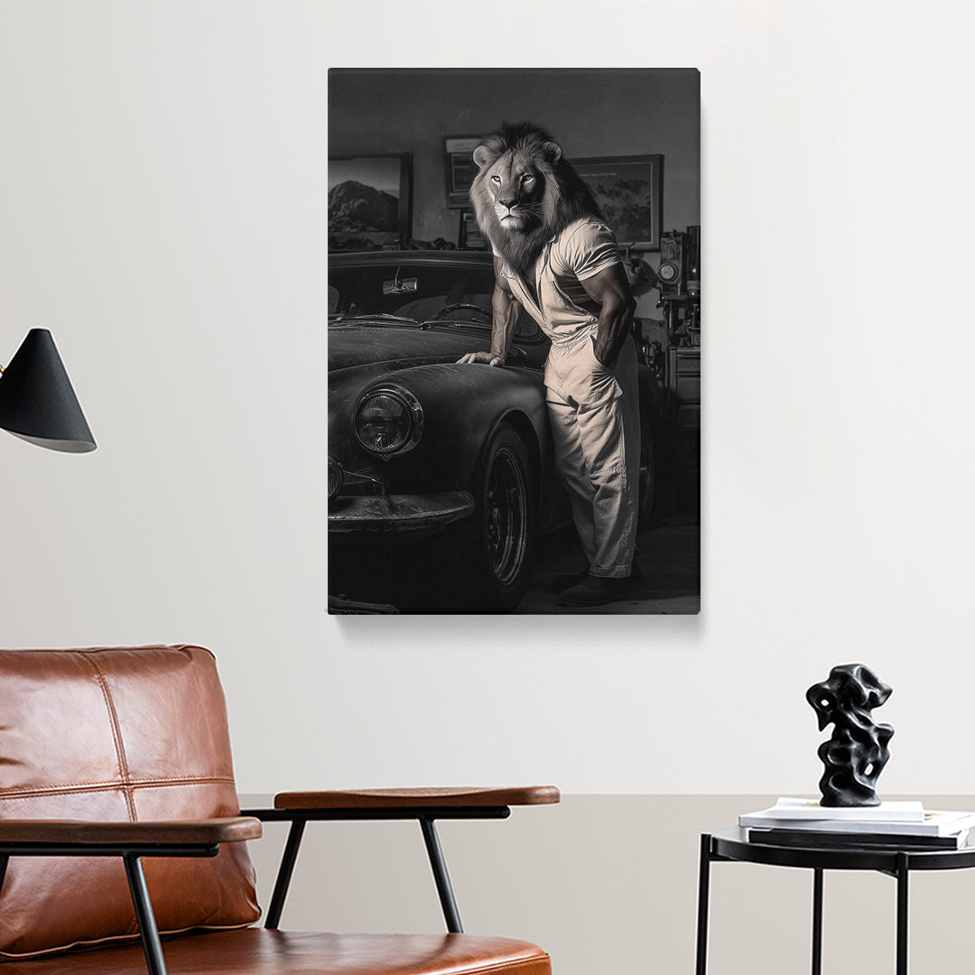 Lion Mechanic Canvas Prints Artesty
