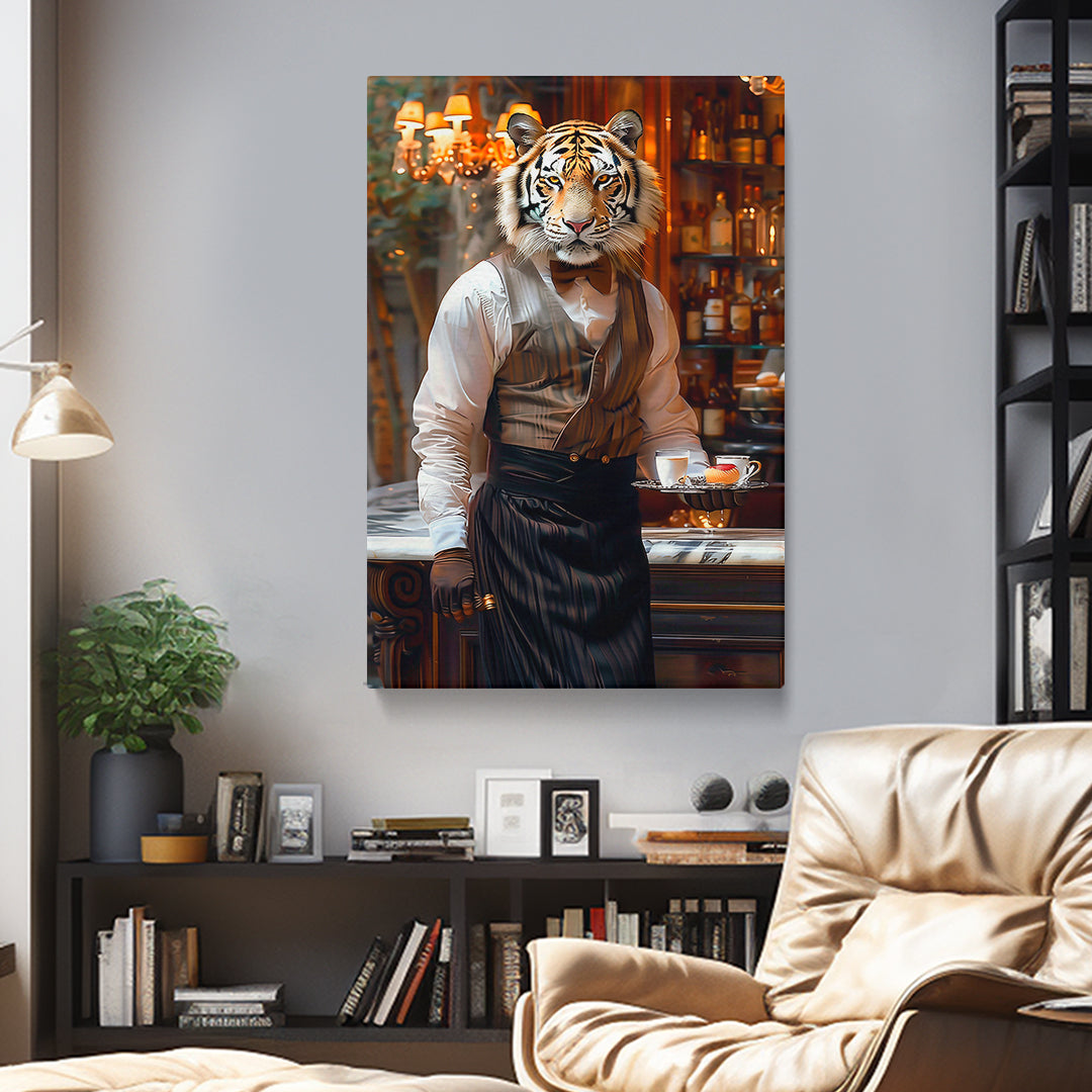Tiger Waiter Canvas Prints Artesty