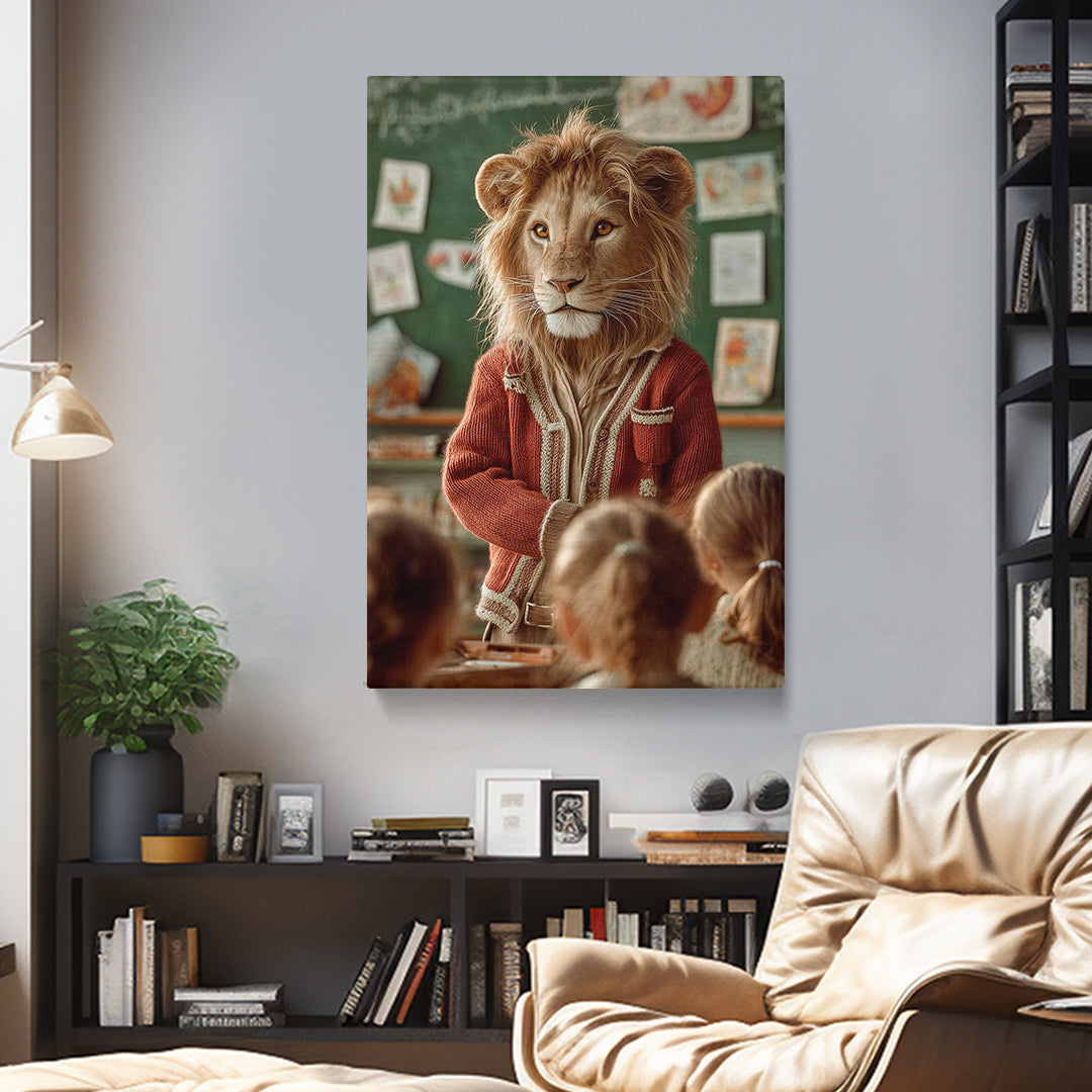 Lioness Teacher Canvas Prints Artesty