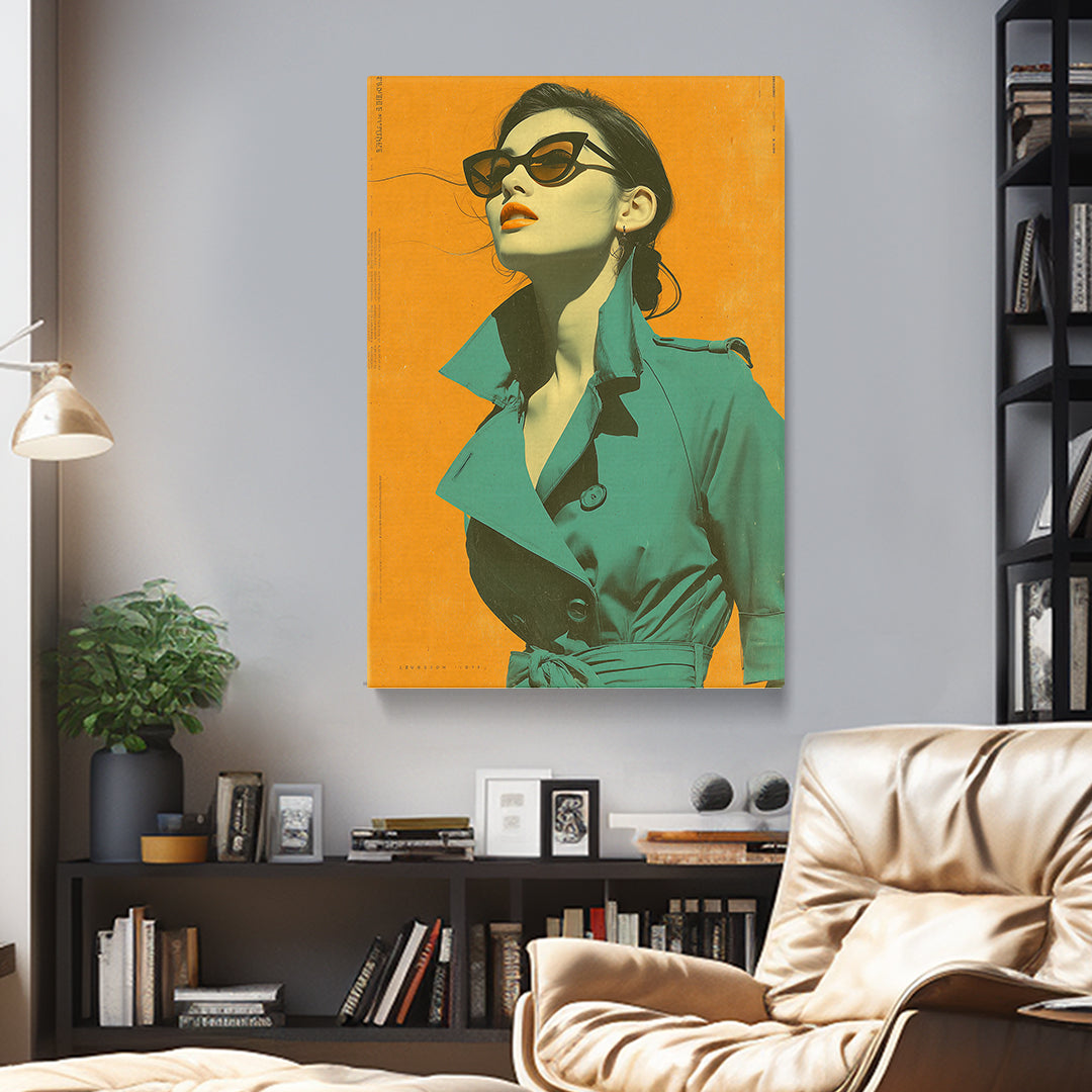 Pop Art Woman Portrait Canvas Prints Artesty