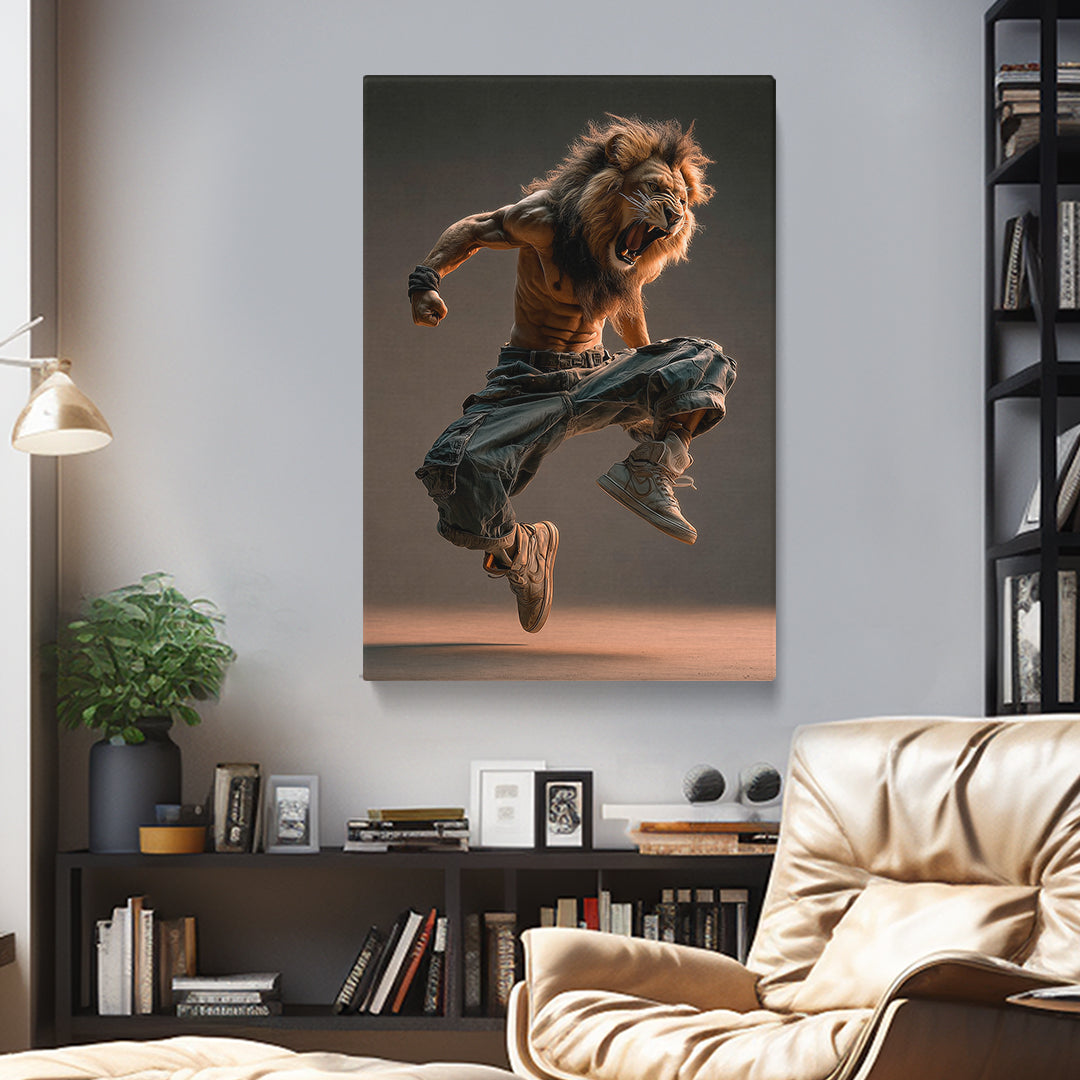 Roaring Lion Street Dancer Canvas Prints Artesty