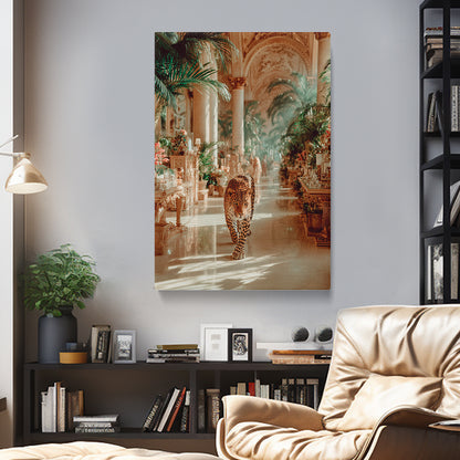 Leopard in Grand Palace Canvas Prints Artesty